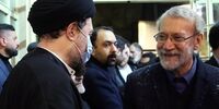 عکسی خاص از سید محمد خاتمی و علی لاریجانی در یک مراسم