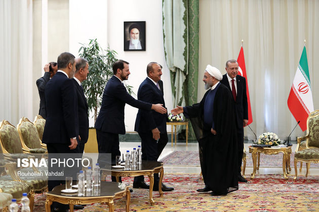 نشست سه‌جانبه تهران با حضور روحانی، پوتین و اردوغان