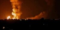 حمله جنگنده های ناشناس به مقر الحشد الشعبی در الانبار+ عکس
