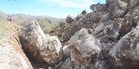 ریزش گسترده کوه در جاده ایذه؛ احتمال ماندن خودروها زیر آوار کوهستان