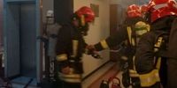 آتش سوزی گسترده در یک هتل در مشهد