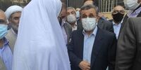استقبال عجیب از احمدی نژاد در جلوی وزارت کشور+عکس