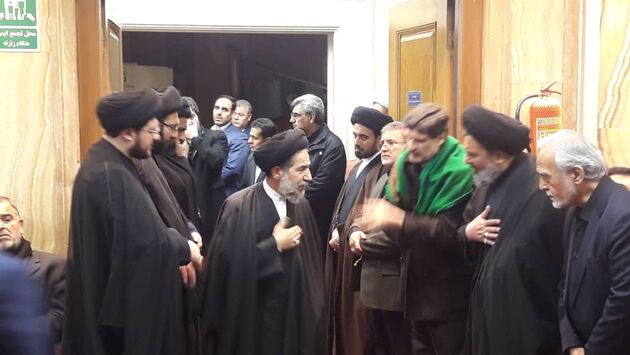 وداع با پیکر هاشمی شاهرودی