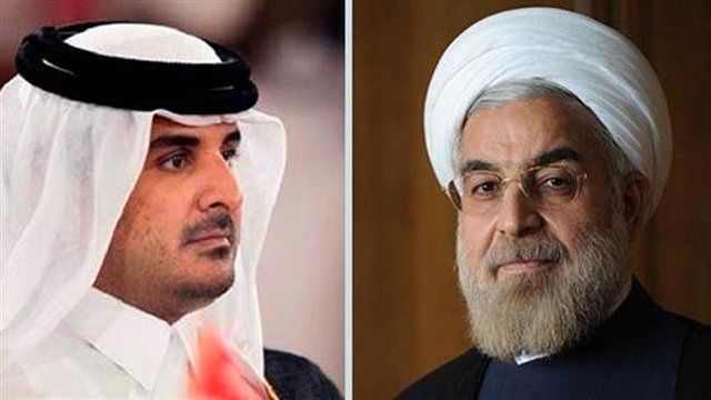 خشم روزنامه سعودی از تماس تلفنی امیر قطر با حسن روحانی