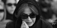  بی‌تابی غزل بدیعی در سوگ رضا داوودنژاد+فیلم