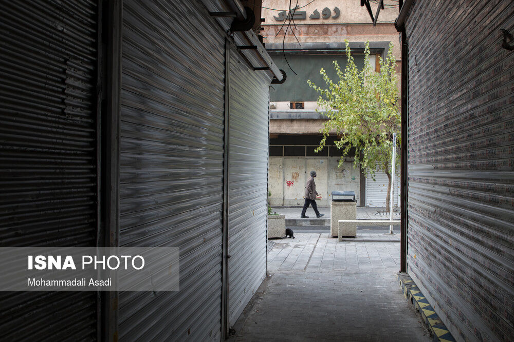 گزارش تصویری از حال و روز این‌روزهای خیابان‌های منوچهری، لاله‌زار و سپه‌سالا