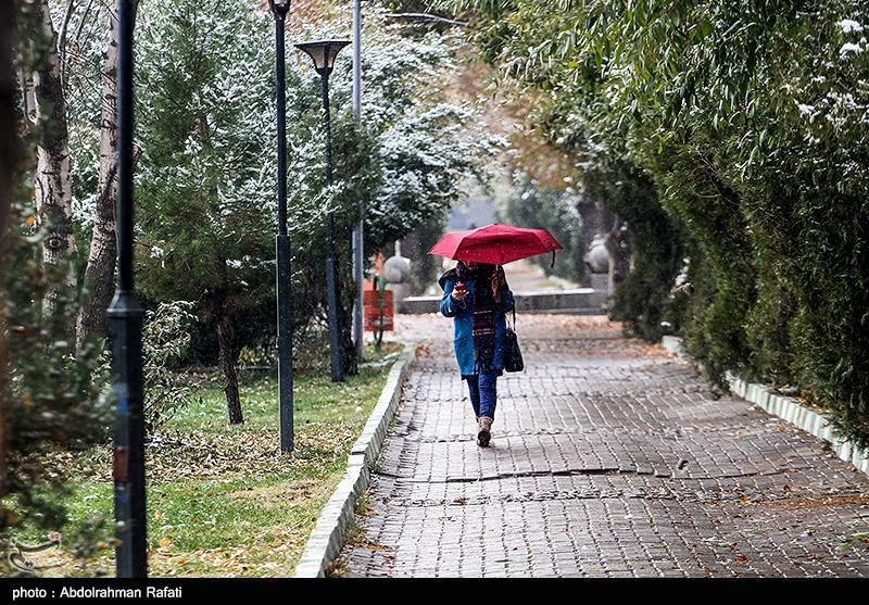 بارش برف و باران در ۳۰ استان/ کاهش محسوس دما