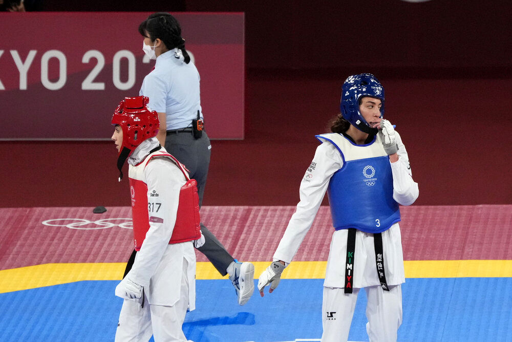 تصاویر |  رقابت ناهید کیانی و کیمیا علیزاده در المپیک توکیو 2020
