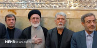 حضور صالحی در مراسم خاکسپاری پیکر مطهر شهید طهرانچی