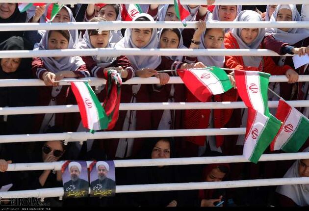 حسن روحانی در تبریز