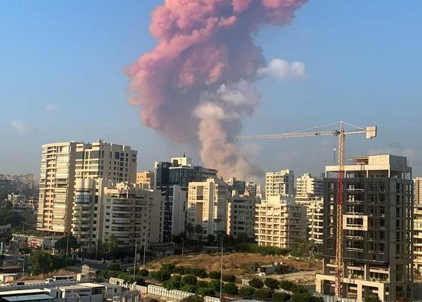 فیلم دیگر از لحظه انفجار بزرگ در بیروت