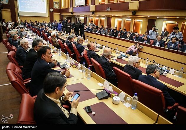 مراسم معارفه وزیر علوم با حضور اسحاق جهانگیری