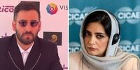  استایل لیندا کیانی و نیما شعبان نژاد در جشنواره کن+ تصاویر