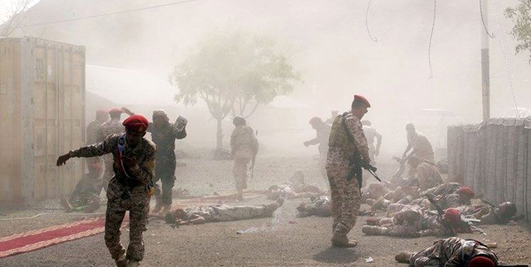 حمله موشکی ارتش یمن به نشست فرماندهان ائتلاف سعودی در مأرب

