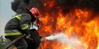 آتش سوزی یک واحد تجاری در مهرشهر کرج