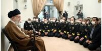 تصویری خاص از دیدار فرماندهان نیروی دریایی ارتش با رهبر انقلاب