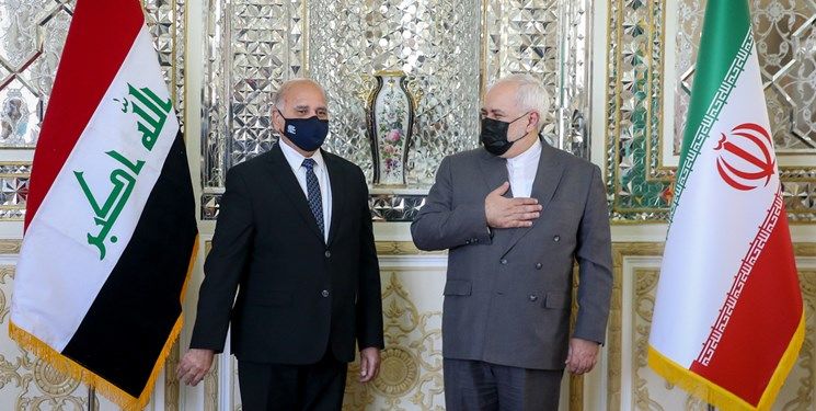 دیدار ظریف با همتای دیپلماتیک عراقی/ ترور سردار سلیمانی محور گفت و گوها