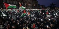 پادشاه دانمارک پرچم فلسطین را برافراشت/ حمایت دانمارک از غزه+ فیلم