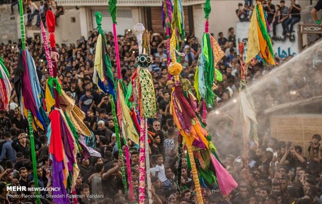تصاویر برگزاری آیین « علم پیغمبر» در میناب