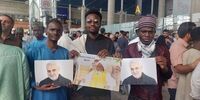 استقبال متفاوت دانشجویان  از ابراهیم الزکزاکی در فرودگاه امام+ عکس
