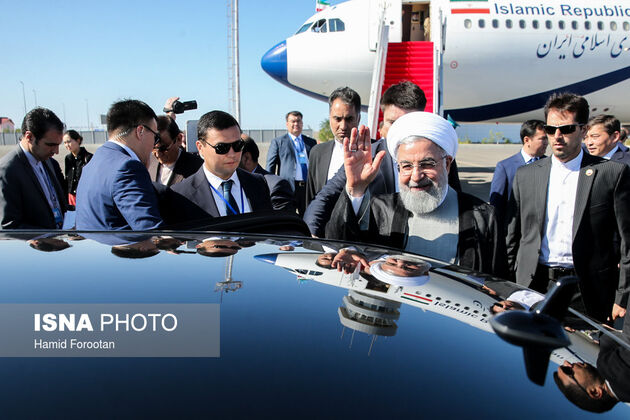 سفر روحانی به قزاقستان