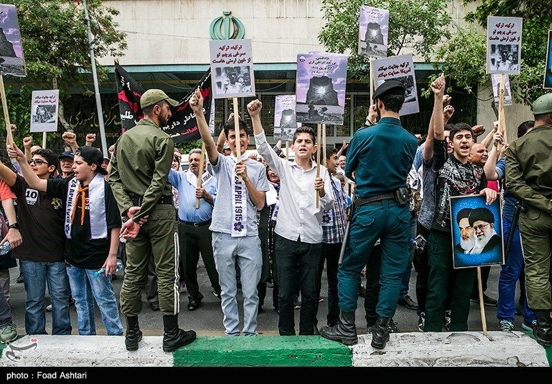 تظاهرات ارامنه ایران در سالگرد نسل کشی ارامنه