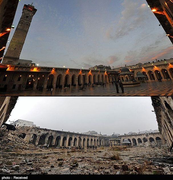 حلب قبل و بعد از جنگ