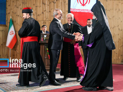 تصاویر| دیدار مسعود پزشکیان با رهبران ادیان توحیدی