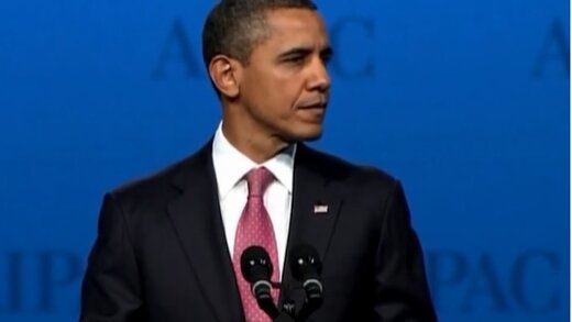 حضور مردی عجیب و ترسناک در جلسه اوباما!+ تصاویر