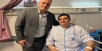 رئیس فدراسیون وزنه‌برداری از حسین رضازاده عیادت کرد