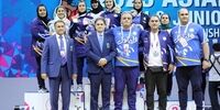 تاریخ سازی تیم وزنه‌برداری دختران ایران 
