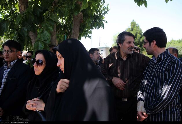 مراسم تشییع پیکر قانعی راد