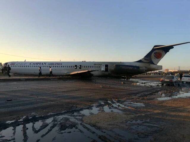 توضیح فرماندار ماهشهر درباره خروج هواپیمای مسافربری از باند فرودگاه 