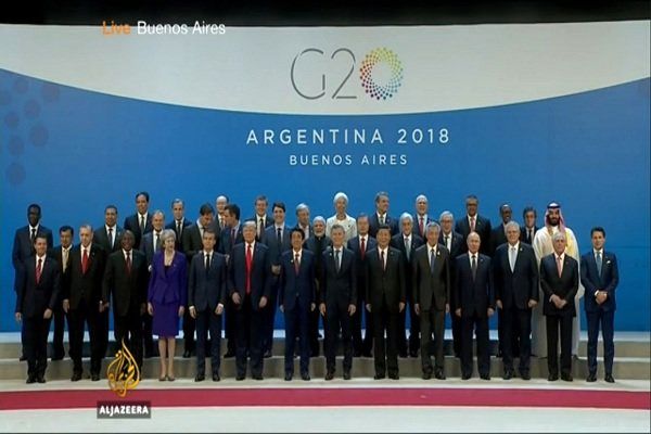 ترامپ با رئیس‌جمهور آرژانتین دست نداد