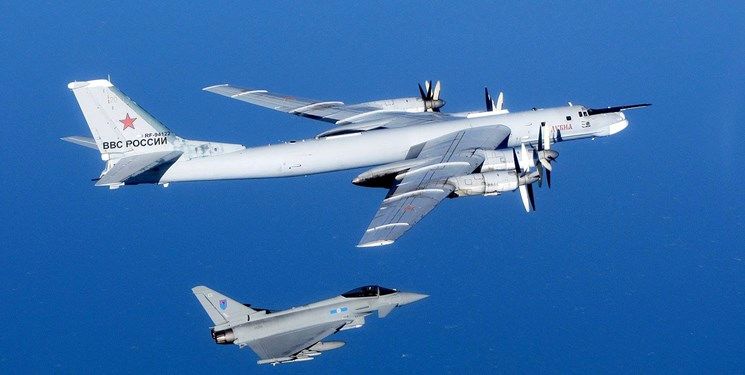رهگیری هواپیمای تجسسی روسی  توسط هواپیماهای ناتو!