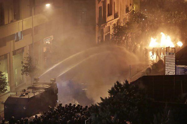 تصاویر منتخب اعتراضات لبنان