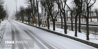 بارش برف بهاری در نخستین روزهای سال نو در اردبیل