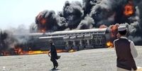  آتش‌سوزی گسترده در گمرک مرزی ایران و افغانستان + تصاویر