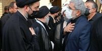 حضور سردار قاآنی در مراسم ترحیم مرجع تقلید معروف+ عکس
