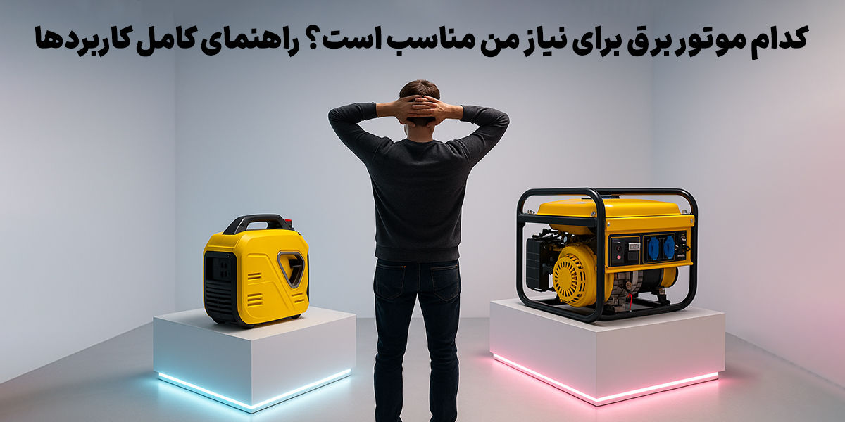 کدام موتور برق برای نیاز من مناسب است؟ راهنمای کامل کاربردها
