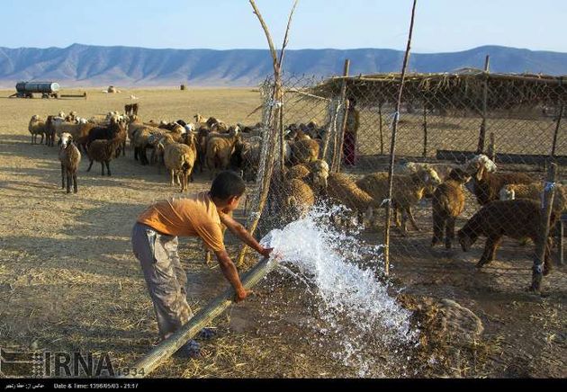 آب رسانی به عشایر «شهر آشخانه» خراسان شمالی