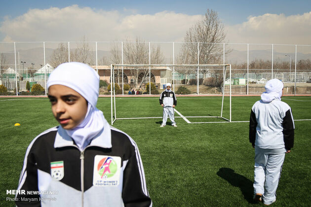 مراسم روز جهانی فوتبال زنان در ایران