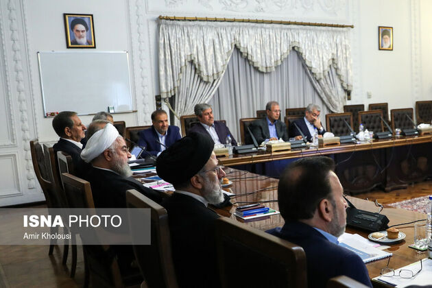 تصاویر جلسه شورای عالی اقتصادی با حضور روحانی، رئیسی و لاریجانی