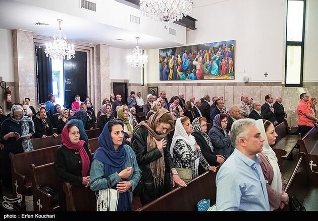 مراسم عید پاک در کلیسای گریگور مقدس