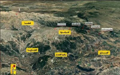 حملات حزب الله لبنان به پایگاه‌ نظامیان اسرائیل