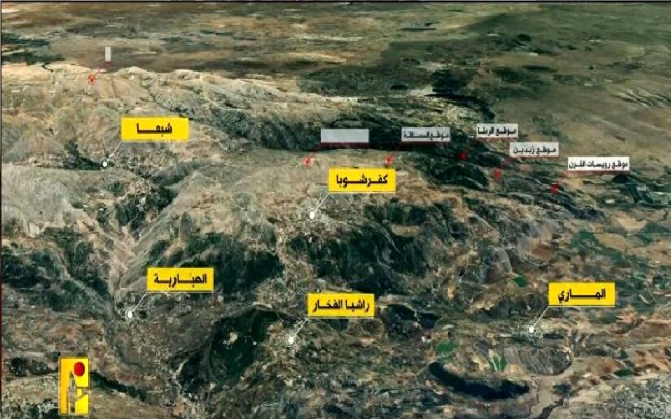 حملات حزب الله لبنان به پایگاه نظامیان اسرائیل
