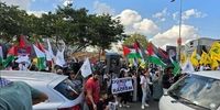 لرزه در سفارت آمریکا با حضور گسترده معترضان در آفریقای جنوبی 