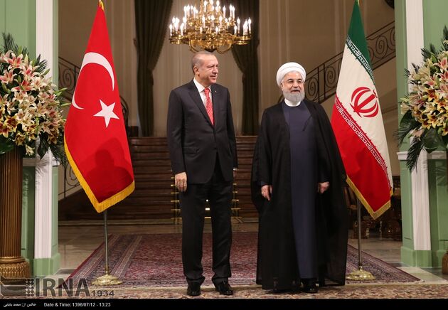 استقبال رسمی روحانی از اردوغان