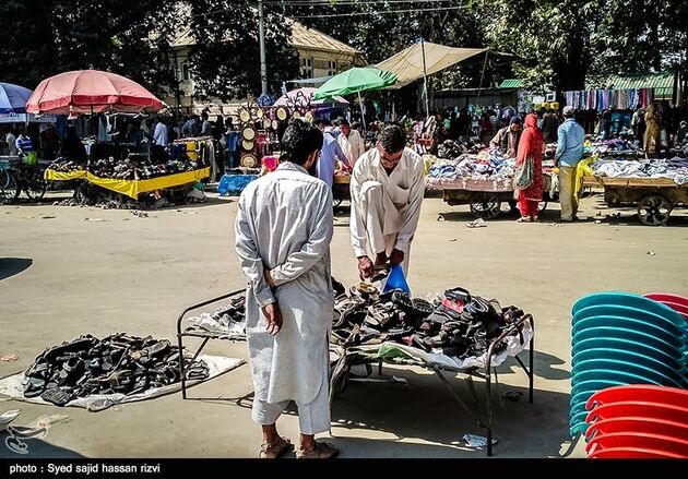 بازار عید قربان در کشمیر