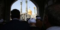 تازه‌ترین تصویر از عروس و دختر امام (ره) در مراسم تشییع پیکر معصومه حائری+ عکس